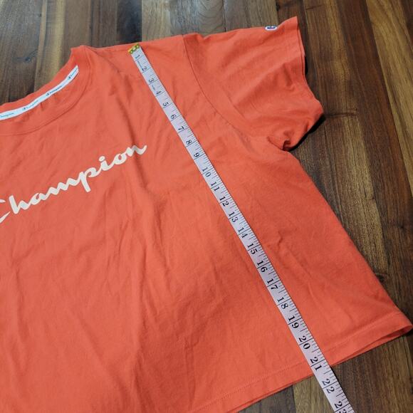 Champion Logo Pullover Crop Tee Size 3X - Picture 6 of 6